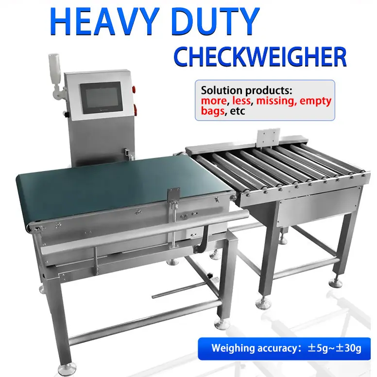 Beiheng Dynamic Checkweigher Machine Belt Conveyor High Speed High precision For Processing Industry