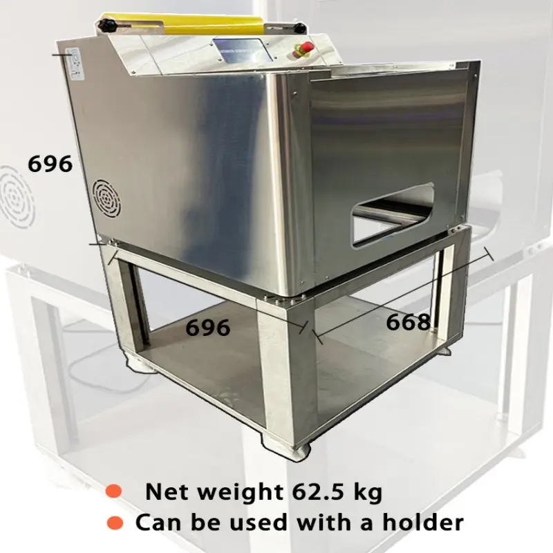 Beiheng Factory Supply Automatic Cling Film Wrapping Machine Stainless Steel Stretch Film Tray Wrapping Machine (5).jpg