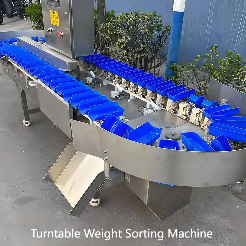 Beiheng Rotary Weight Sorters Customized Weight Sorting Machine Grading Machine Weight Classifier Grader Sorter Equipment for Fruit Apple Mango Lemon Orange Cherry Shrimp Seafood (4).jpg