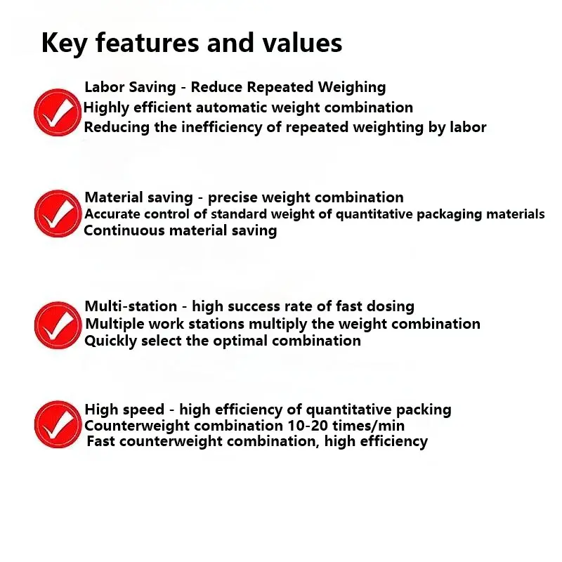 Beiheng Fixed-weight combination counterweight scales Weighing machine online food weighing machine glitter weighing machine (3).jpg