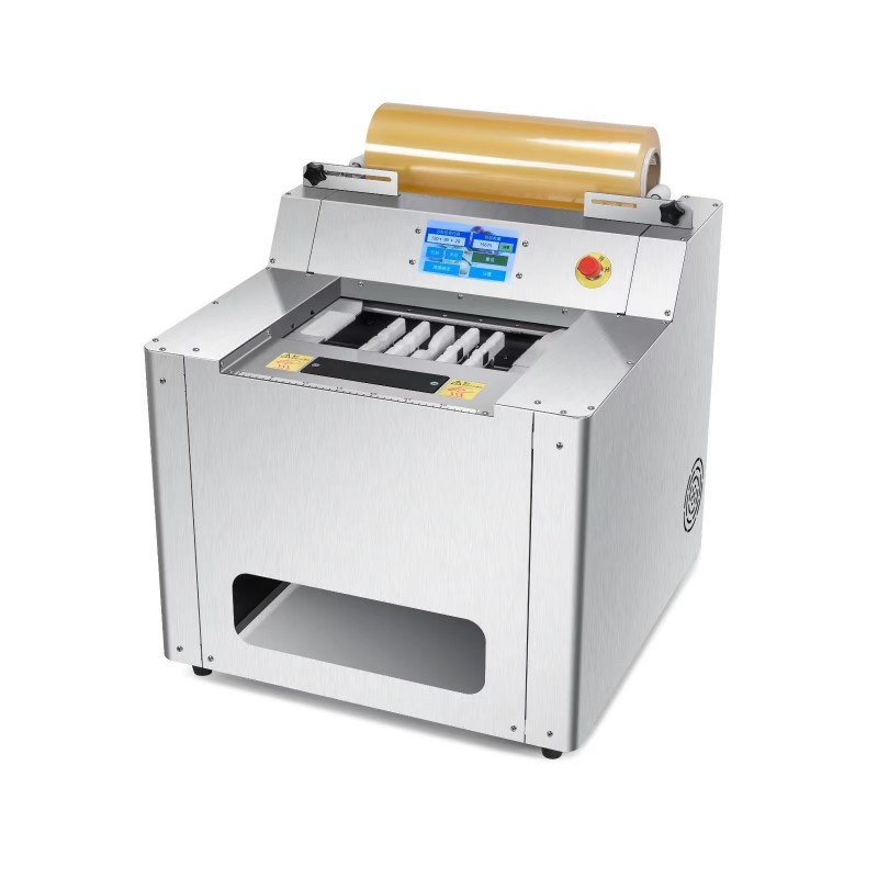 Beiheng Factory Supply Automatic Cling Film Wrapping Machine Stainless Steel Stretch Film Tray Wrapping Machine (2).jpg