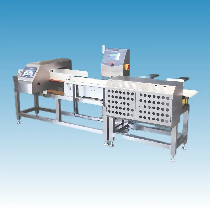 Beiheng Production Line Conveyor Weight Measuring Equipment with Metal Detector Integrated Metal Detector Checkweigher